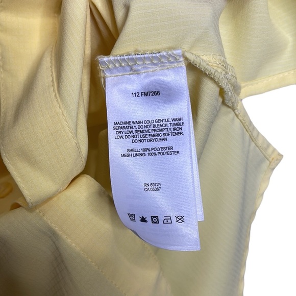 Columbia Shirt Men Yellow Poly UPF 30+ PFG Performance Fishing Gear Unisex Sz M - Picture 6 of 12